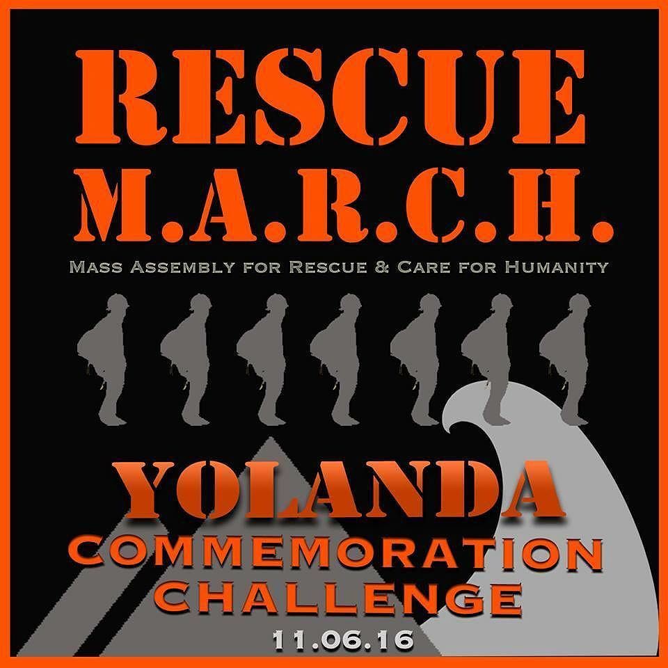 RescueMarch's tweet photo. #RescueMarch Yolanda Commemoration Challenge https://t.co/Kpb7g6oBS2 https://t.co/sC5qpwjdP5
