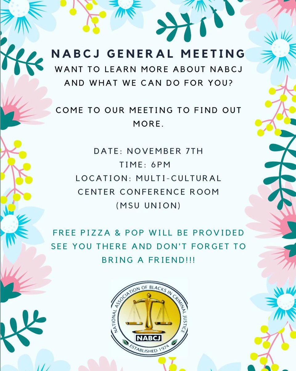 The election is upon us! Make sure to stop by our next general meeting this Monday for some refreshments and presidential talk ☺️