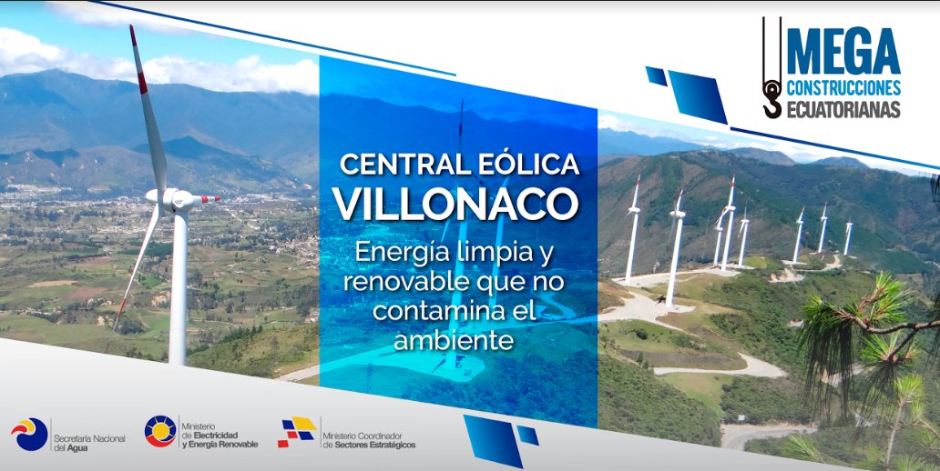 Central Eólica Villonaco en la serie #Megaconstrucciones, mañana  08h30 en <a href="/tctelevision/">TC Televisión</a> y 20h00 en @Gama_Ec