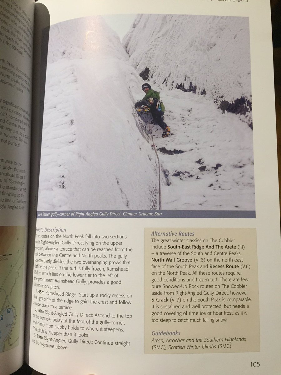 Shocked and psyched to find a picture of me climbing in <a href="/simrich99/">Simon Richardson</a> new book! #scotwinter #howdidthatgetinthere 😁