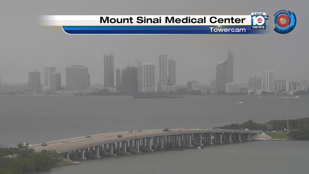 Gloomy day on the Mount Sinai Medical Center towercam https://t.co/MUO6IriojI