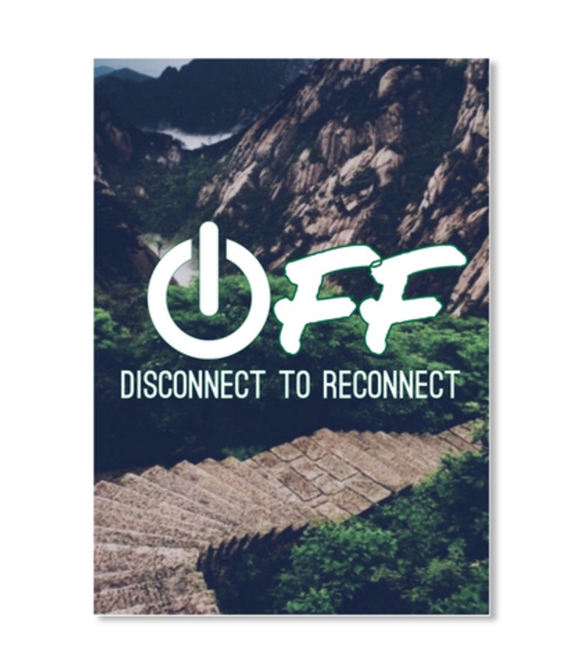 OFFCompany1's tweet image. As children and teens are using technology, our aesthetic stickers remind them to #Disconnecttoreconnect!  offcompany.weebly.com/our-products.h…