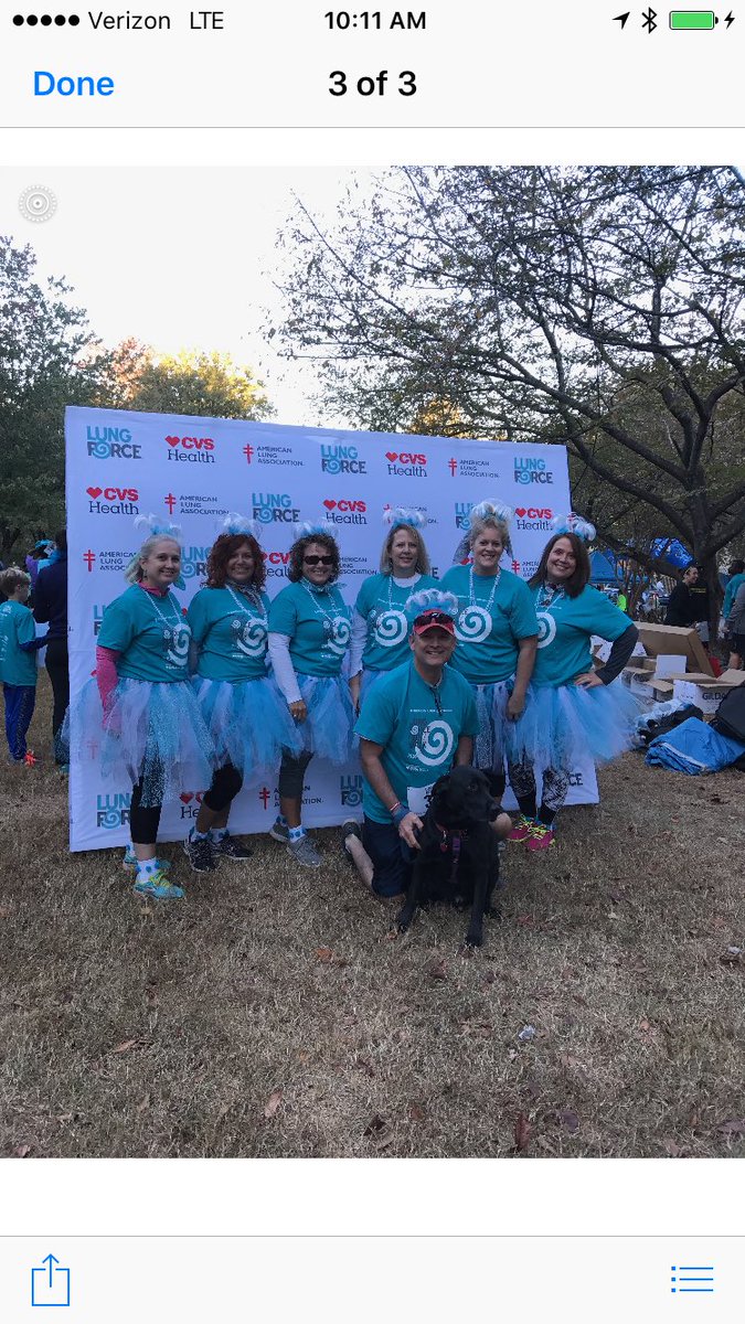 blanchdawg's tweet photo. Lung Force Run/Walk 2106 https://t.co/PfzrBtjKiE