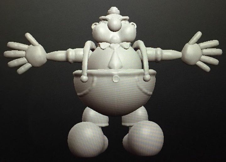 ERMERGERDON's tweet photo. #wip one of the bosses of our upcoming game that @ERMERGERDJames3 has been working on! Awesome job I do say so! #gamedev #indiedev #sculpt https://t.co/3vAhQz9eBe