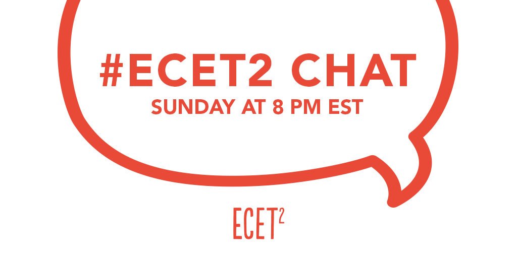 teacher2teacher's tweet photo. This week, @msamberchandler joins @mssackstein and @barrykid1 to discuss flexibility in education for the #ecet2 chat! https://t.co/1TFWY0GdDI