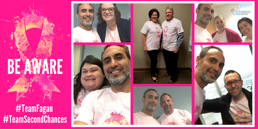 IESHealthcare's tweet photo. We see you #TeamFagan! So much love and support cheering on Dr. Liz Fagan + #TeamSecondChances for #The3Day walk! #IES #BeAware #Dallas3Day https://t.co/HykJKxBBgb