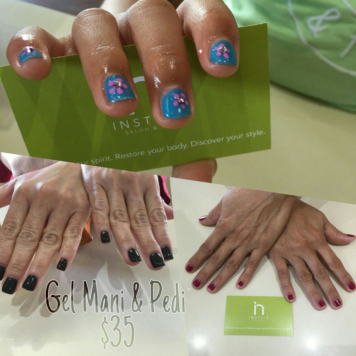 Instyle_Salon1's tweet photo. Come and join us for a Pedicure &amp; Gel Manicure for $35 
Contact us for details 956-5854247
 #Pedicure #promotions #Alton #November https://t.co/G7icTfyk2X