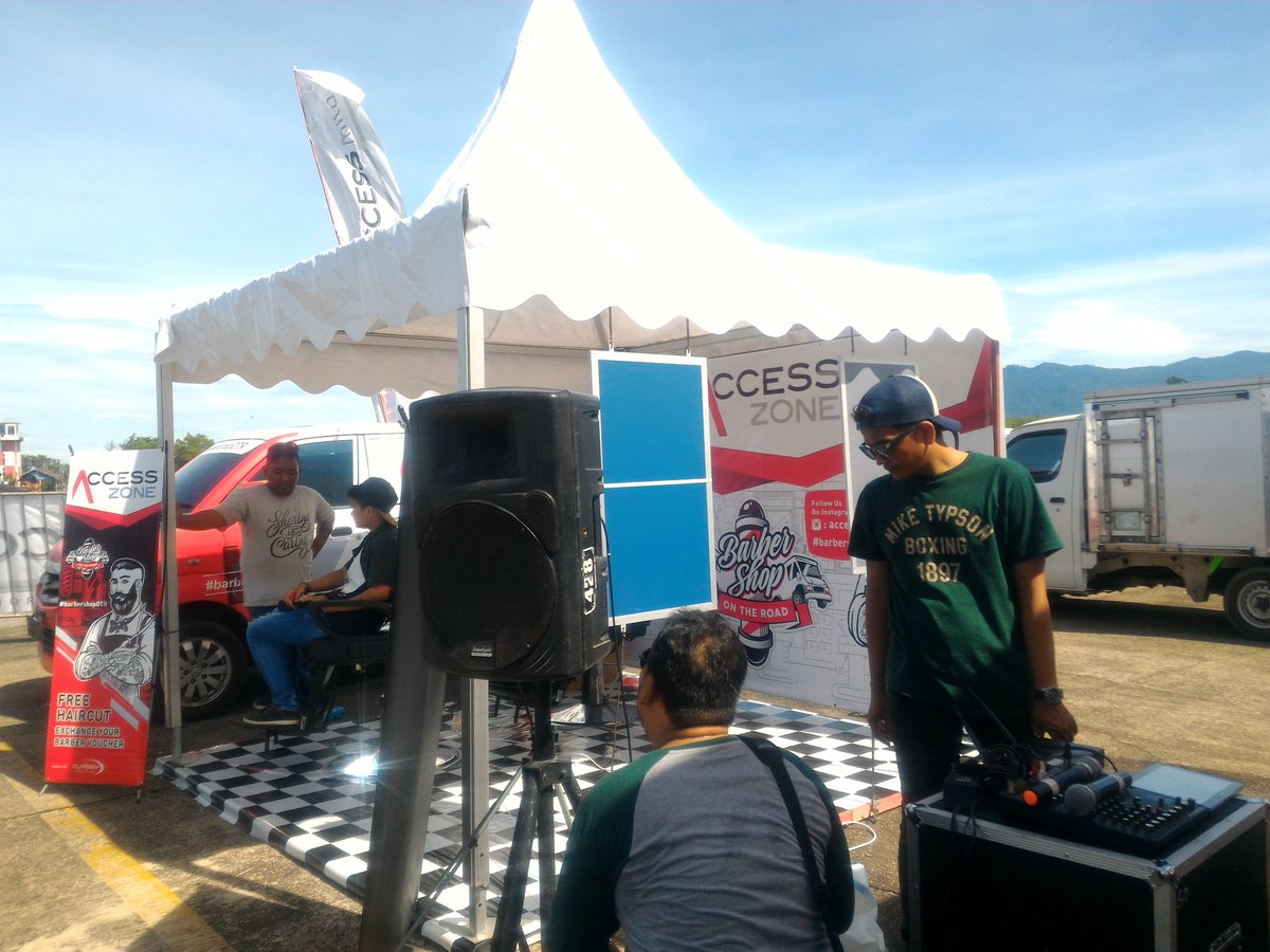 Yang mau FREE Haircut .. Yuk ke Lanud Tabing sekarang di ACCESS ZONE #barbershopOTR