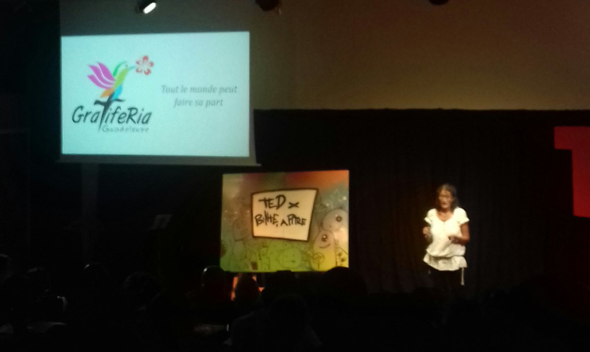 nessgab's tweet photo. Sophie ÇASUFFIT "on redonne de la valeur aux gens et pas à l'objet..." #TEDxPTP https://t.co/67k2WJg7PK