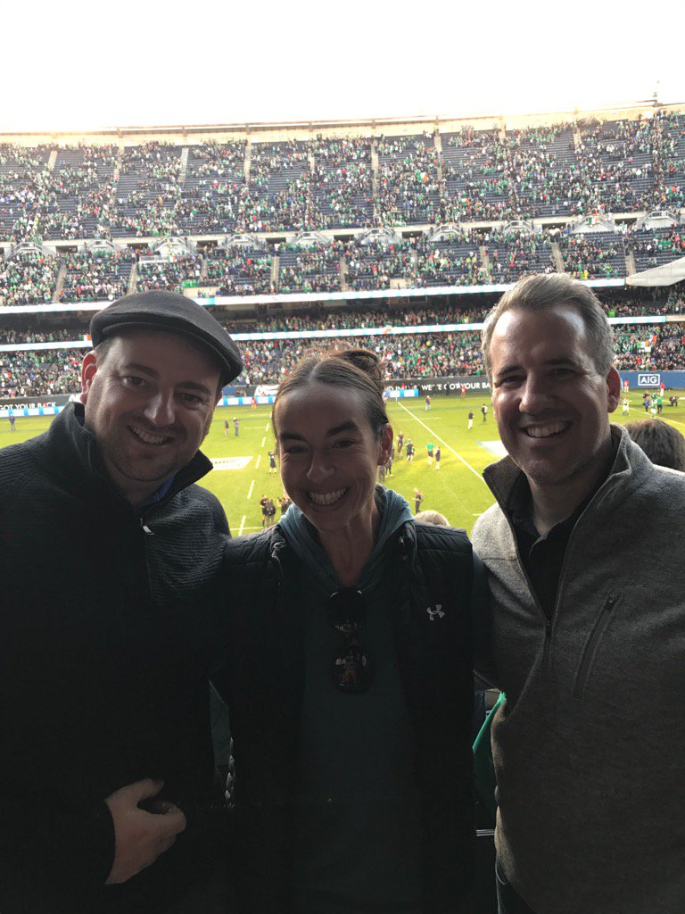 This is how <a href="/ParkerGaleCap/">ParkerGale</a> and <a href="/SmartBin/">SmartBin</a> do Saturday! #rugby #Ireland #winning #Chicago @a1anw2 <a href="/devinmathews/">Devin Mathews</a>