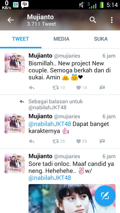 Smoga <a href="/nabilahJKT48/">Yeah... :v</a> main film lagi 😆🙏