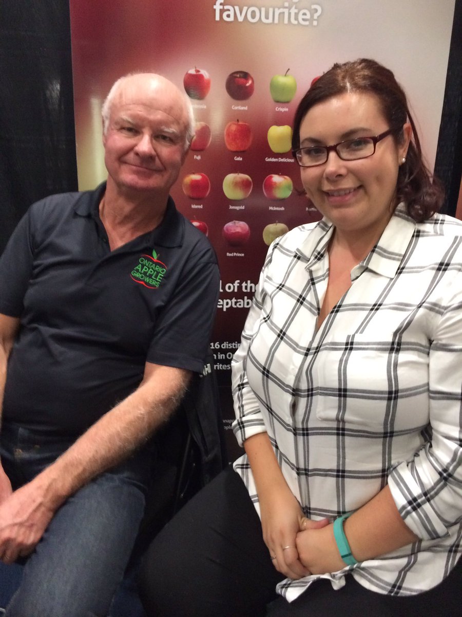 Charles &amp; Courtney we're at the <a href="/RAWFagriculture/">RAWF Agriculture</a> this afternoon handing out apples &amp; answering questions