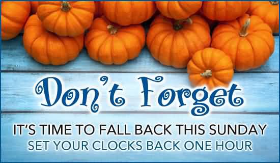 Enjoy your extra hour of sleep tonight! Clocks get set back an hour! #FallBack2016 ⏪🕰😴🎉👌🏼