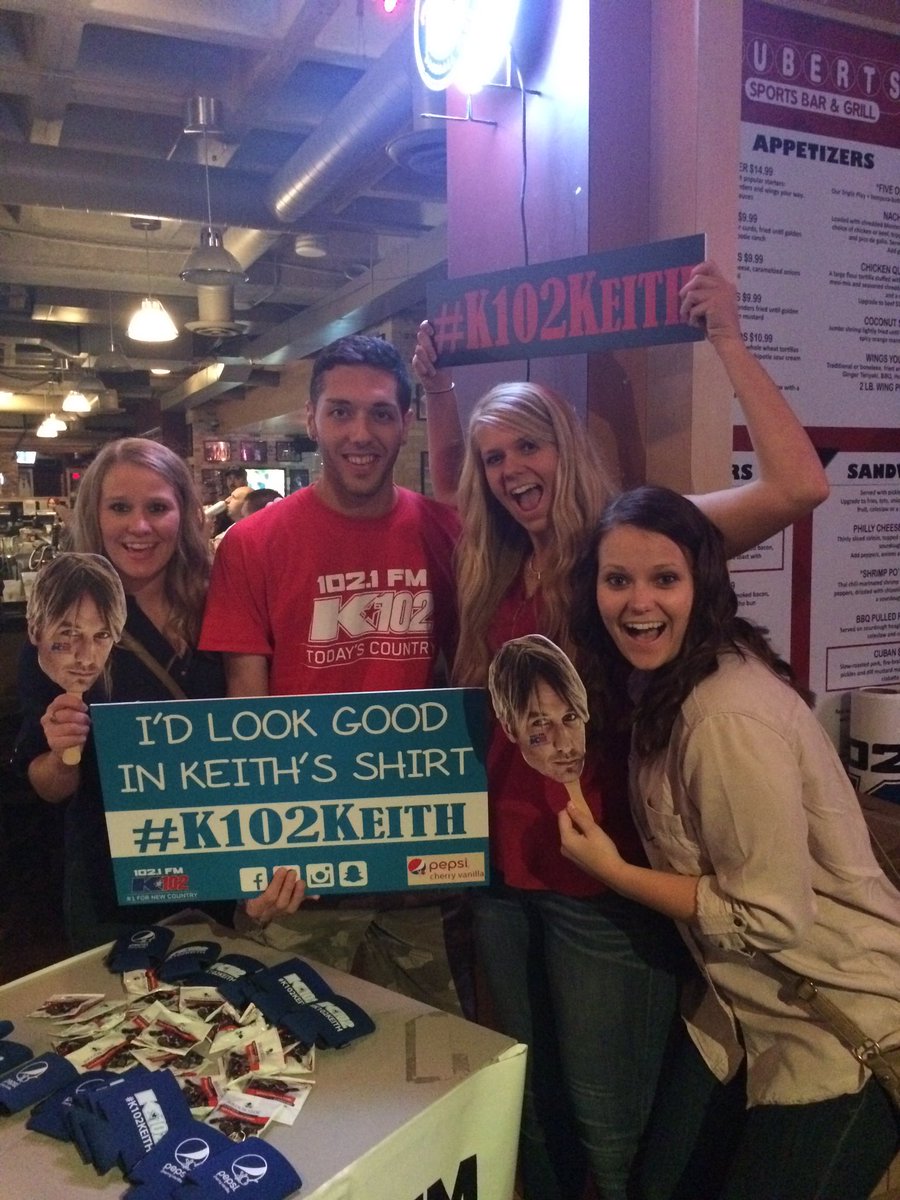 BillboaBrink's tweet photo. #K102Keith Youd b wastin time if u didnt think of us while we were somewhere in our seats Sec 201 Row P, Seats 10-14 making memories of us. https://t.co/x4cL11T1se