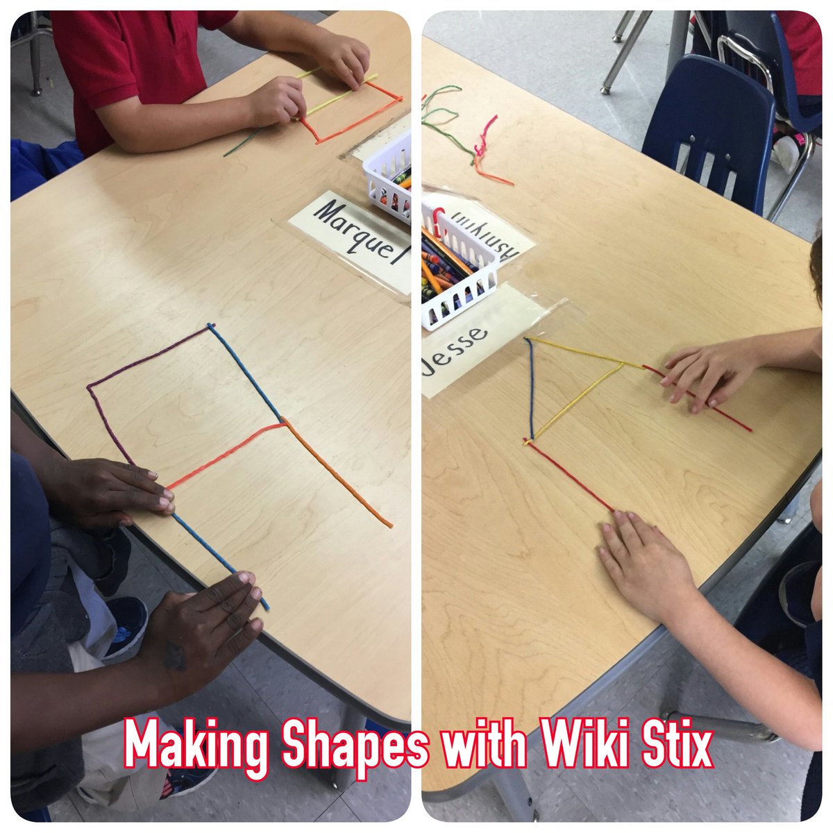 CandiceBobnock's tweet photo. #SkellyP #kindergarten #fun #learningaboutshapes #marycatherine <- #thatwasforshelley @DiedrichShelley #successTPS @JenniferPense https://t.co/EdNwf3OGfg