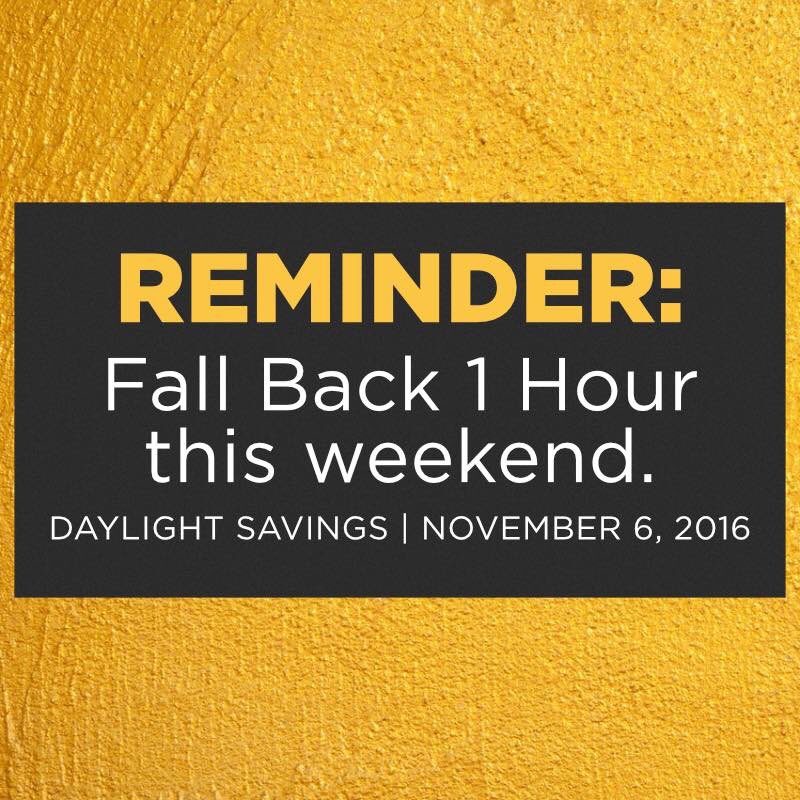GetOnTheRadar's tweet photo. What will you do with your extra hour?  #DaylightSavingTime https://t.co/lgwLpZMzwu