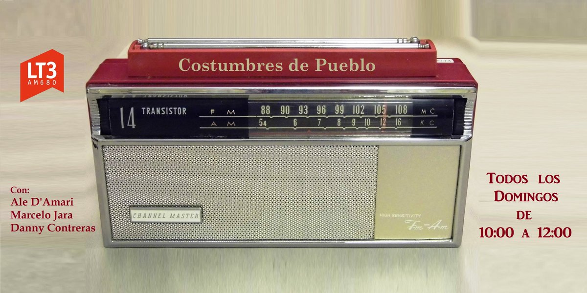 lindacostumbre's tweet photo. El #Domingo se empieza con #CostumbresDePueblo desde las 10:00 por @lt3am680 #UnProgramaParaLaFamilia #MusicaPopular y... #AlgoMas https://t.co/SrpYgachQc