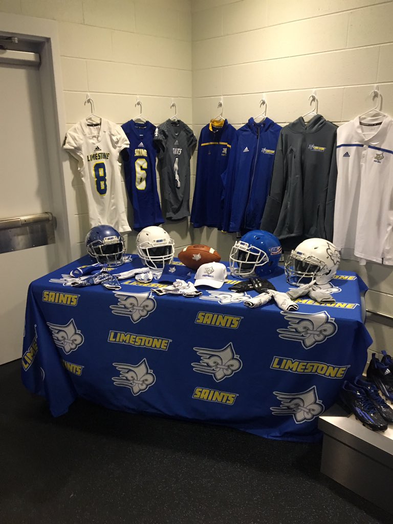 speedylee3___'s tweet photo. Blessed &amp; Thankful for the Visit today at Limestone College!! One of the best visits I've been on!! Thank you Coach @WRTreezy #SaintsUp⚜️ https://t.co/x65dfSFeqA