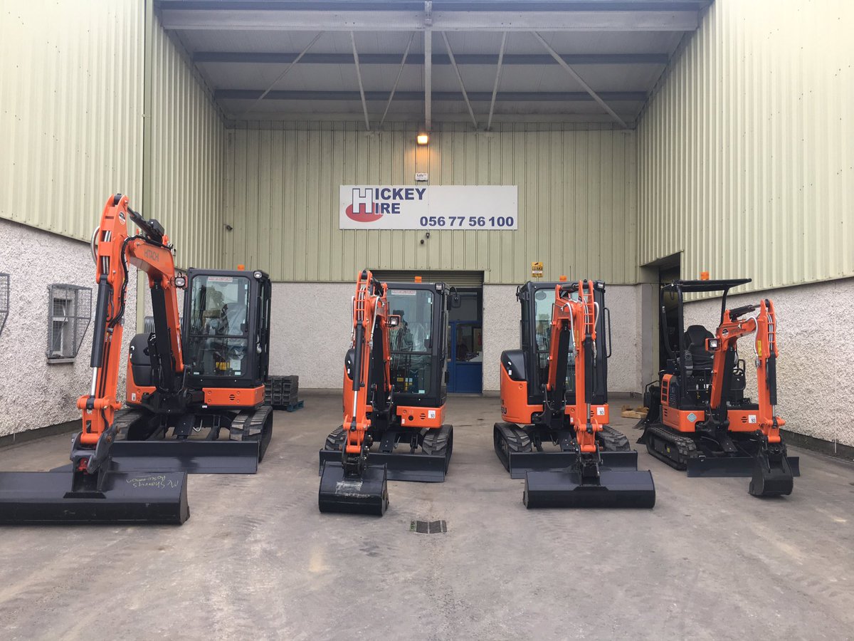 New Hitachi excators