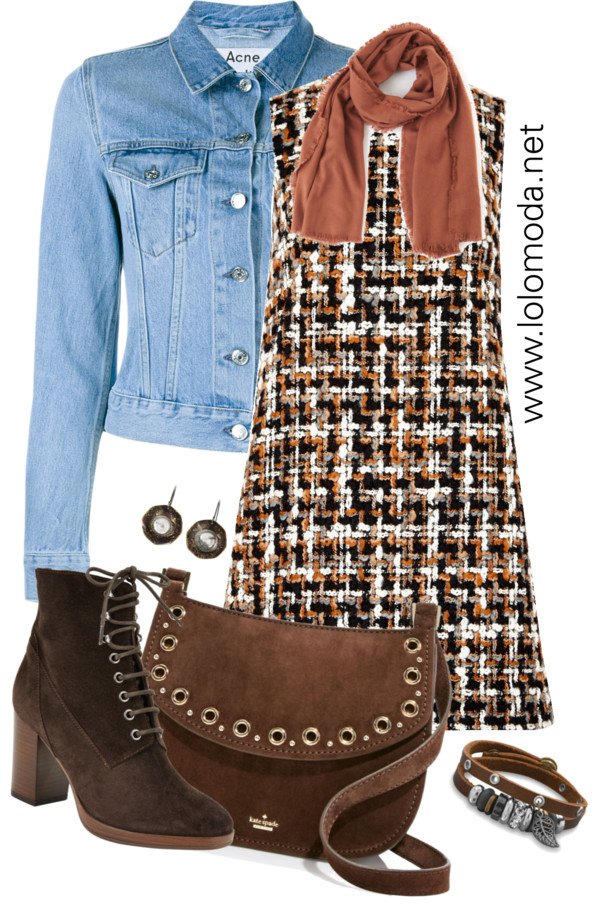 LoloModa0's tweet image. Casual dress, jeans jacket lolomoda.net/casual-dress-j…