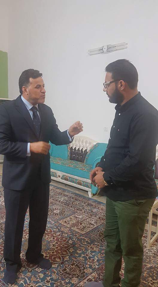 الحاج #العيساوي يلتقي بالنائب #العوادي . . 

هذا اليوم في النجف الأشرف لمتابعة ملف المعتقلين الأحرار ، وفق الله العاملين لفك قيد معتقلينا