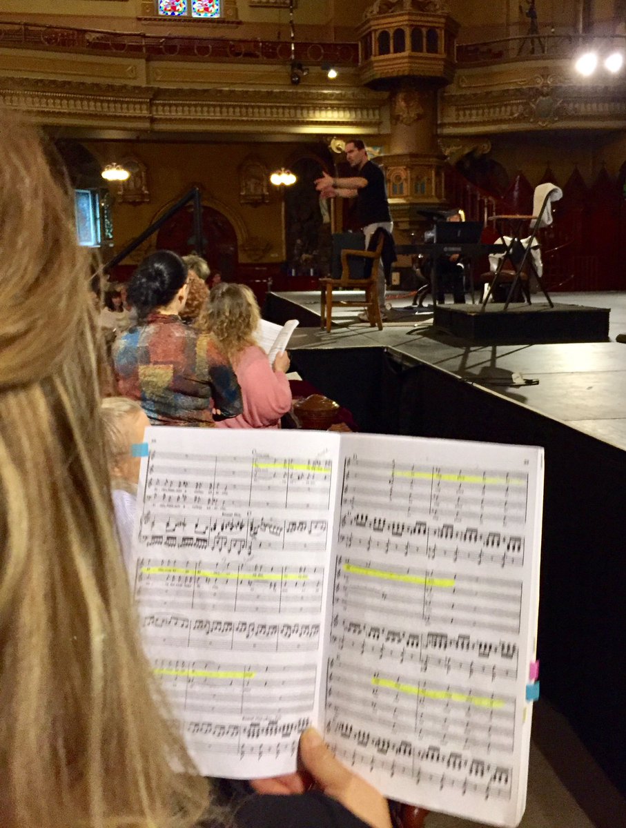 Under the direction of Maestro Brousseau, the choirs of the Société Philharmonique du Nouveau Monde repeat #Mozart #Reqiuem <a href="/CHEOhospital/">CHEO hospital</a>