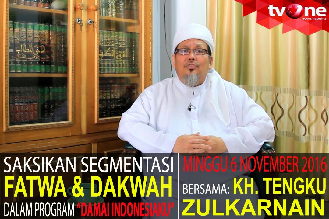 nasutionazhari1's tweet photo. Saksikan @damai_tvone   Minggu ini, Live Pkl 15.00-17.00 bersama KH.Fikri Haikal Mz &amp; @nasutionazhari1 https://t.co/6qMUH75zay