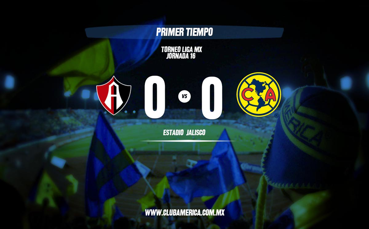 20' Disparo rival que se va por encima de nuestro arco <a href="/atlasfc/">Atlas FC</a> 0-0 <a href="/ClubAmerica/">Club América</a> #VamosAmérica