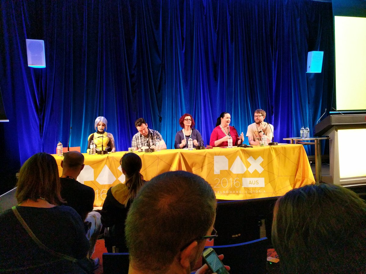 teengkoh's tweet image. #PAXAus2016 #paxpanel on geek parenting ! @PAXAus