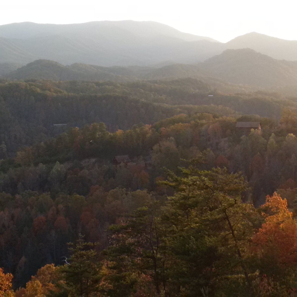 LGAbrelle's tweet image. Our view from the cabin...Hanging with my Nashville Travel Crew in Gatlinburg. #NoAdultingAllowed #Glowup