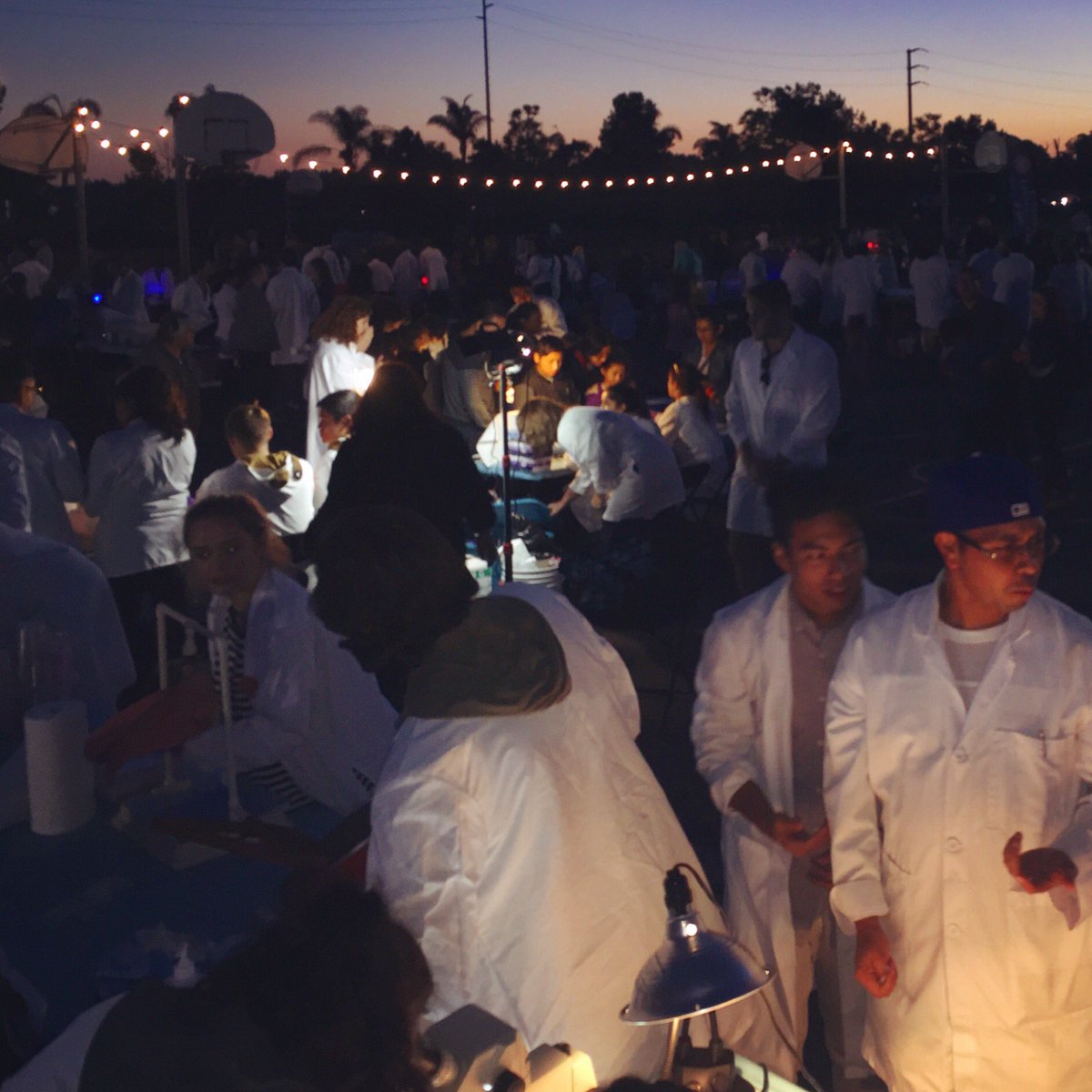 csuci's tweet photo. It may be dark, but there's a warm glow here at the Science Carnival until 8pm! #CIscience #steam #stem #science https://t.co/tpDMHBBc61