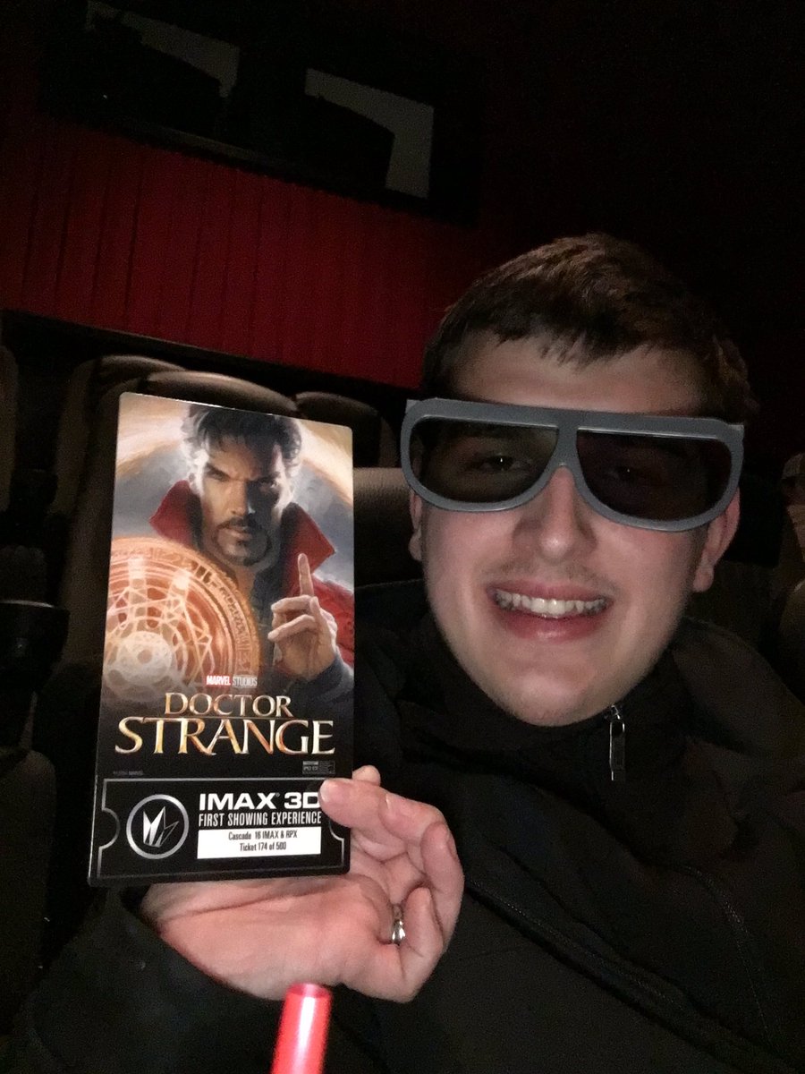 DavettaPrice1's tweet photo. With Tanner @RegalMovies #doctorstrangeimaxsweeps https://t.co/ZEAm2m48kY