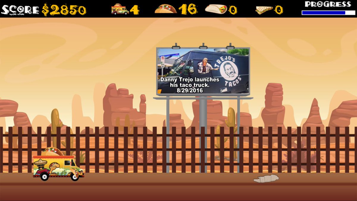 GameMechanicsUS's tweet photo. @officialDannyT is in the free #TacoTruckOnEveryCorner demo for our game - Taco Truck Madness. #indiedev #TacoTruck https://t.co/vwEmsinUTV https://t.co/U50iGr6D0S