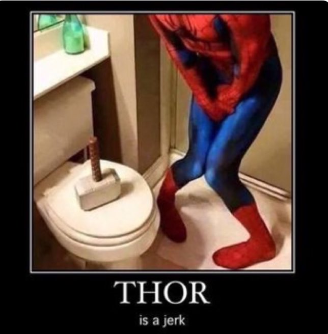askoomson's tweet photo. Tsk Tsk Tsk #MarvelJokes https://t.co/P9qeEPTE8i