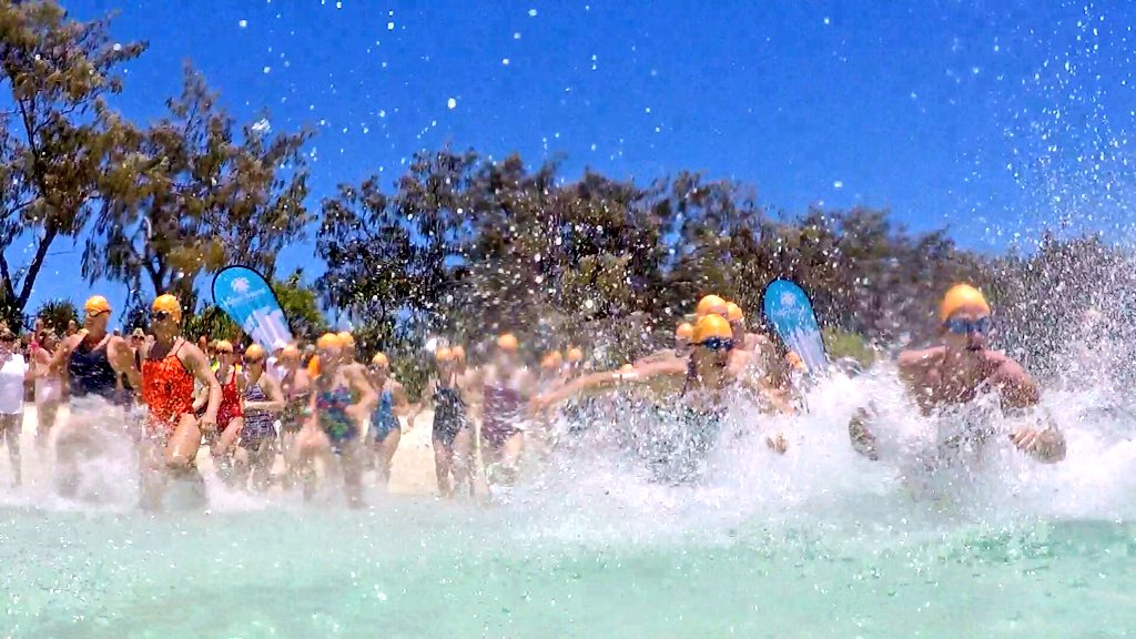 Start. #GreatBarrierReefSwim #GreatBarrierReef <a href="/HeronIsle/">Heron Island</a> <a href="/OceanSwimSafari/">oceanswimsafaris</a>