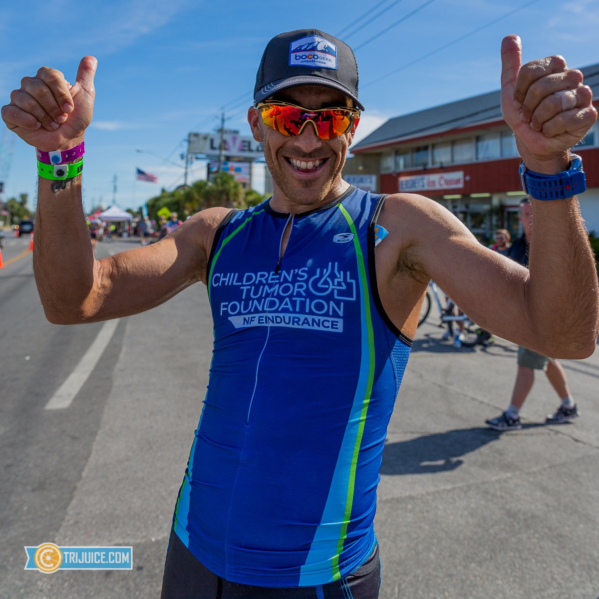 Was good to see you <a href="/PedroGomesTri/">Pedro Gomes</a> here at #IMFL today. Different kind of race for you. <a href="/NFEndurance/">NF Endurance</a> #ironman #triathlon
