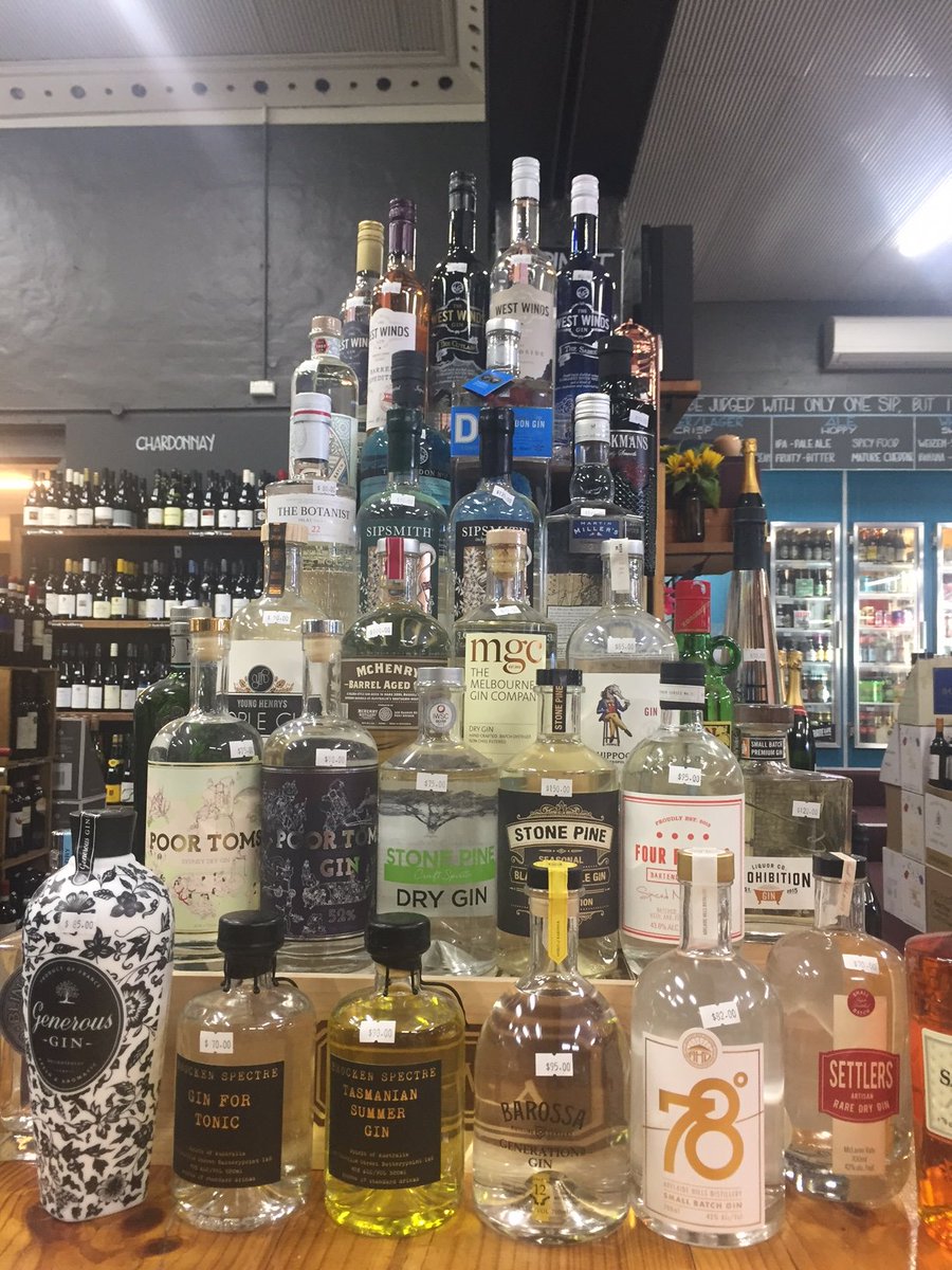 some of our gins, just the tonic!!! <a href="/OBCellars/">OldBridgeCellars</a> Here till *pm tonight...