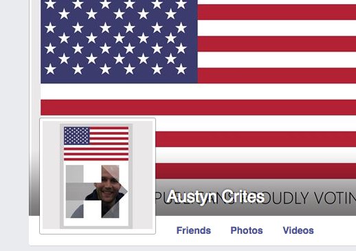 Austyn Crites - attacker of Trump in Reno has Hillary Clinton avatar