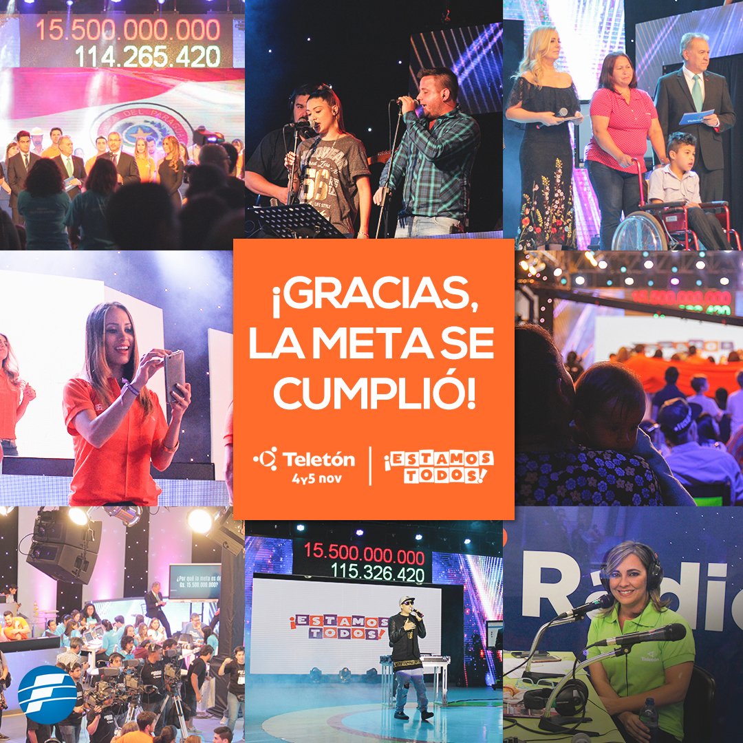 TelefuturoInfo's tweet image. Siendo las 1: 51 hs. @TeletonParaguay superó la meta de Gs. 15.500 millones #EstamosTodos #Telefuturo