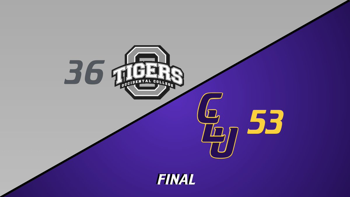CLUFootball's tweet photo. Kingsmen salute the seniors with 53-36 win over Occidental on senior night.
Next up: Redlands. Battle for the Smudge Pot. https://t.co/IdwskJDbMC