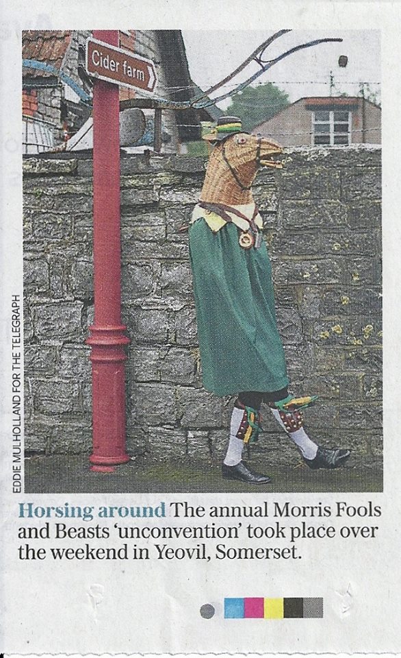 Good morning. Does anyone have last Monday's Daily Telegraph (31 Oct) I could have? Looking for the page with this photo. Many thanks.