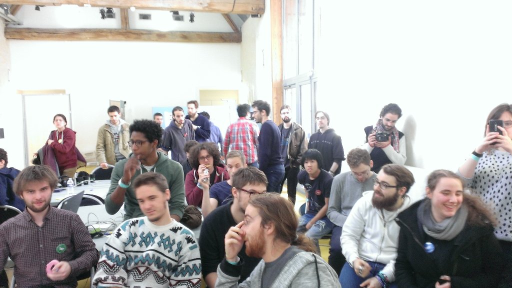 yonidayan_'s tweet photo. #vgj2016 #gamejam final pitches start!!!! #suspens #vr #virtualreality @omenbyhp @hp https://t.co/Vm01Q5JcZX