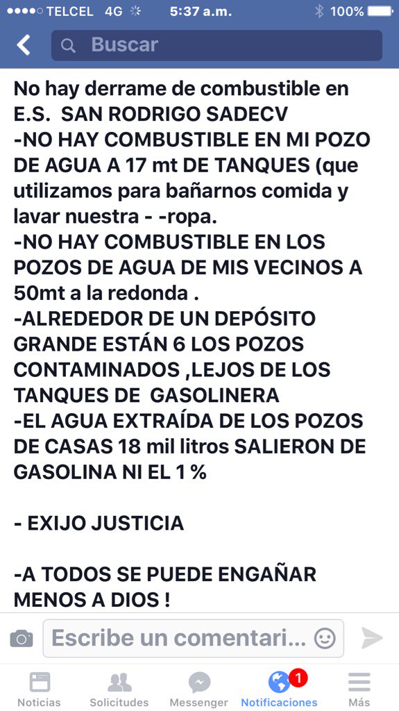 GermanSimancas's tweet photo. FALSO DERRAME DE COMBUSTIBLE EN GASOLINERA.VIVIMOS A 10 MTS DE TANQUES. CLAUSURA NO ES POR DERRAME @pgr @PcSegob https://t.co/6QPOvEo40X
