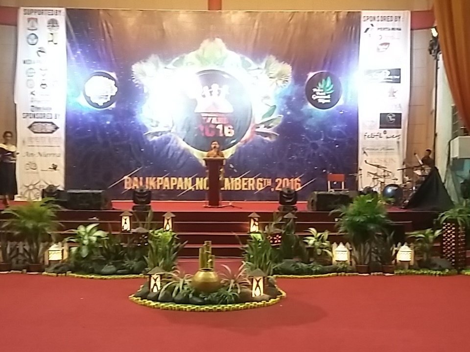 Laporan ketua panitia oleh saudari Sinta Nur Senja