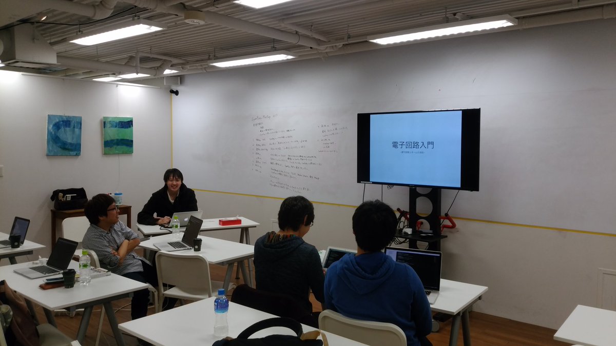 hanahiro_aze's tweet image. LT1： @malloc007 さん　電子回路のはなし
#symfony_meetup