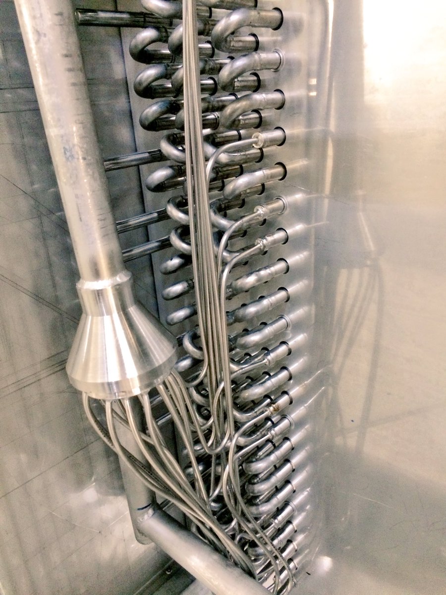 Not just fins and tubes...one of our fantastic fully stainless steel coils #skilledworkforce #madeinbritain #manufacturing #refrigeration