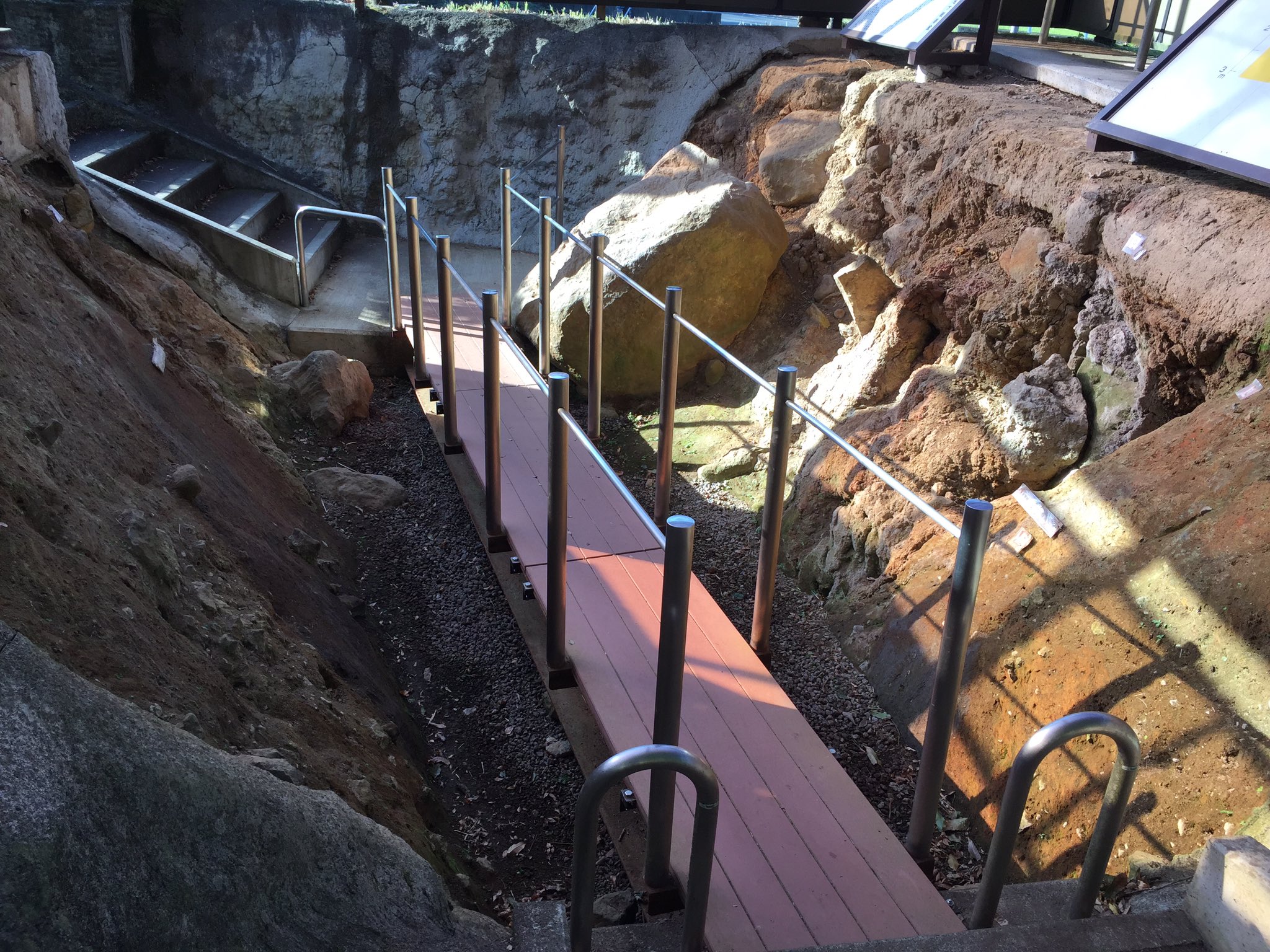 さくら On Twitter 丹那断層 丹那断層公園では 1930年に起きた北伊豆地震によって生じた断層のずれが保存されています 地層のずれを観察 できる観察施設でも断層の動きを実感することができました Https T Co Uvdysknmi5 Twitter