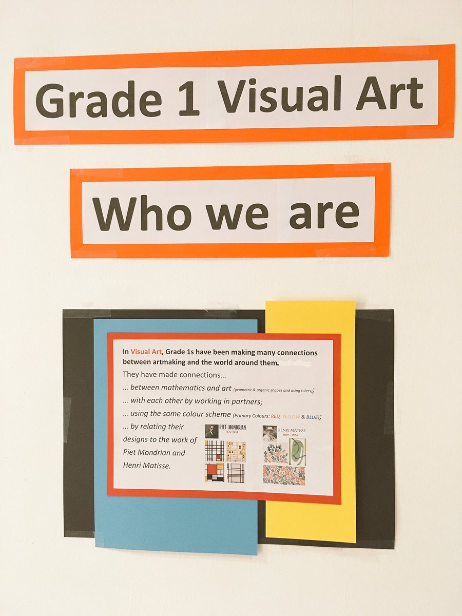 jasmineftaylor1's tweet photo. Grade 1 Visual Art: Making connections between mathematics, art and #WhoWeAre @Taaleem @raha_school @ibpyp https://t.co/i1BF5Olz1s