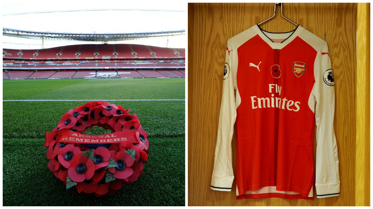 Arsenal's tweet photo. #ArsenalRemembers #AFCvTHFC https://t.co/PgBVUFHNeh