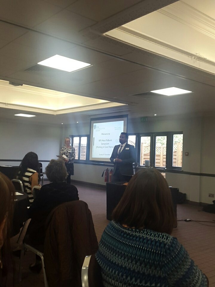 StephAdey's tweet image. At thr RPS West Midlands Symposium - looking forward to hearing more about pharmacy in care homes! #rpslocal @RPSBlackCountry
